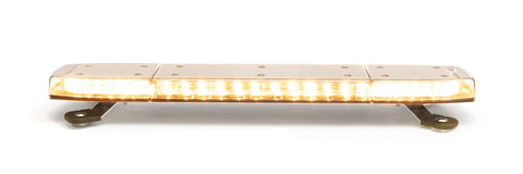 ECCO LED Light Bar 24 Inch Single Row Flood Beam Amber Magnet Mount 79W LED Off Road Lights for Trucks Commercial Vehicles, 5 Year Warranty