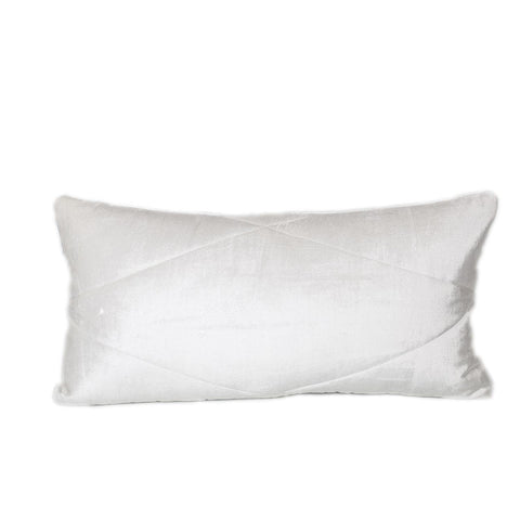 Parkland Collection Koko Transitional White Throw Pillow