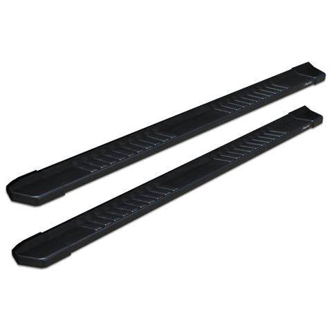 Raptor Series Running Boards Steps 6in OEM Style Black Aluminum Compatible with 21-26 Bronco 4-Door