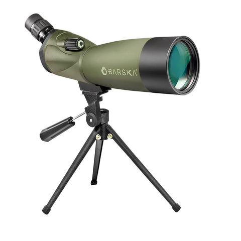 Barska AD11284 Blackhawk 20-60x60 Waterproof Spotting Scope with Tripod & Cases for Birding, Target Shooting, Sports, etc , Green