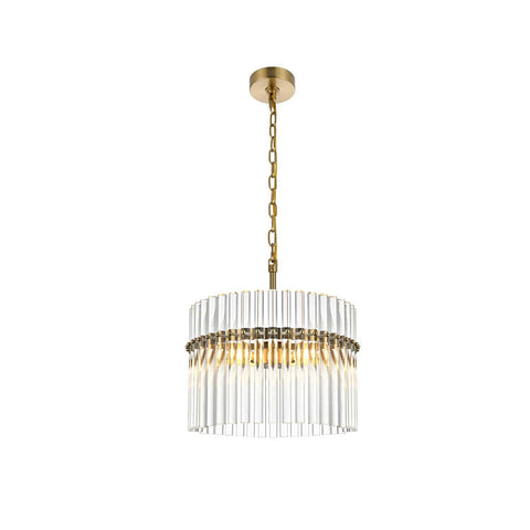 Living District Paulina 16" Chandelier in Satin Gold
