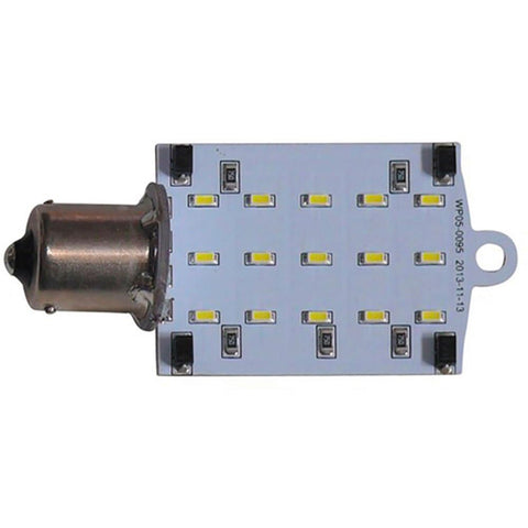 Diamond Valterra Group 1141 and 1156 LED Replacement Flat Bulb, Fully Dimmable, 165LUM, 3500K, 0.08A, 15W (2 Pack) - DG726021VP, Warm White