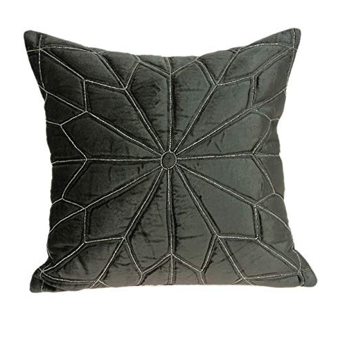 Parkland Collection Lolu Gray 20" x 20" Throw Pillow