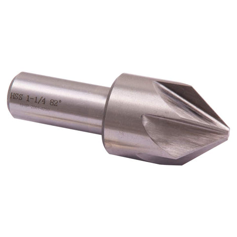 HHIP 2001-4250 1-1/4 Inch 82 Degree 6 Flute HSS Countersink