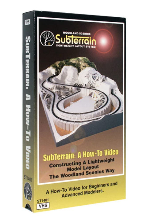 SubTerrain: A How-To Video Constructing a Lightweight Layout System The Woodland Scenics Way [VHS]