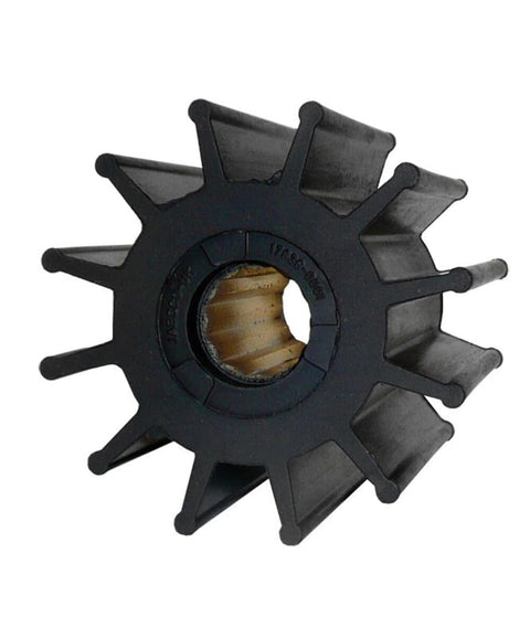Jabsco 17936-0001-P, Neoprene, Drive Type 7, 12 Blade, 3-3/4 Diameter, 3-1/2 Width, 1 Shaft, Brass Insert