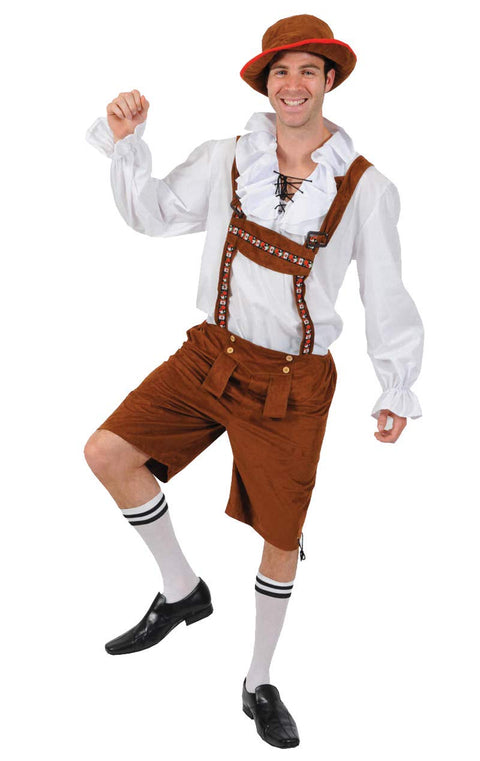 Orion Costumes Men's Lederhosen Oktoberfest Bavarian German Beer Festival Fancy Dress Costume