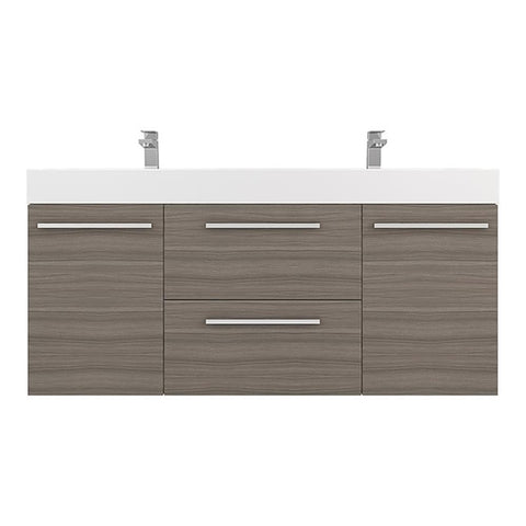 Alya Bath Ripley Bathroom Vanity, 60", Gray