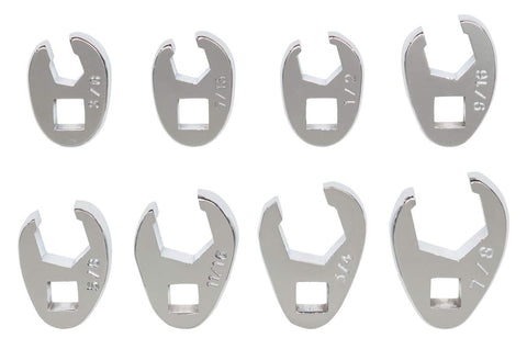 Platinum Tools PLT-99310 8 Pc. 3/8 Dr. Sae Flare Nut Crowfoot Wrench Set