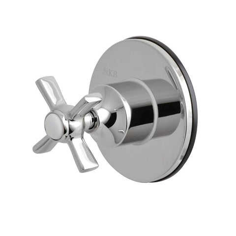 Kingston Brass KS3031ZX Three-Way Diverter Valve with Trim Kit, Polished Chrome