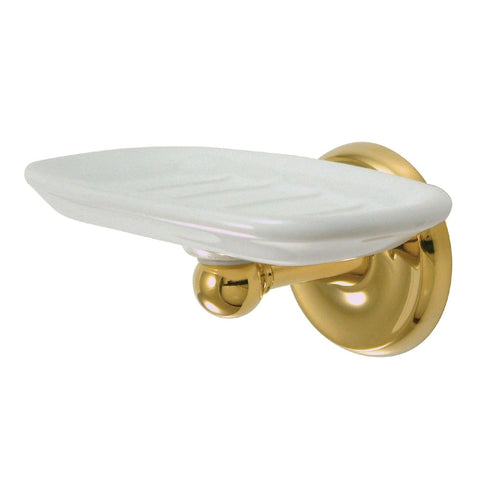 Elements of Design EBA315PB Elizabeth Wall Mount Soap Dish, Polished Brass