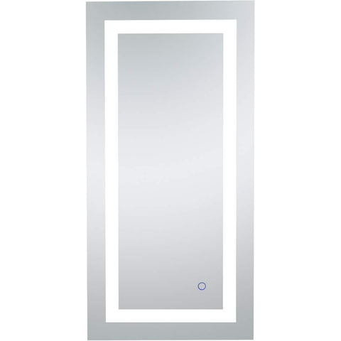 Elegant Decor Helios 36" x 18" Hardwired LED Bathroom Mirror with Touch Sensor