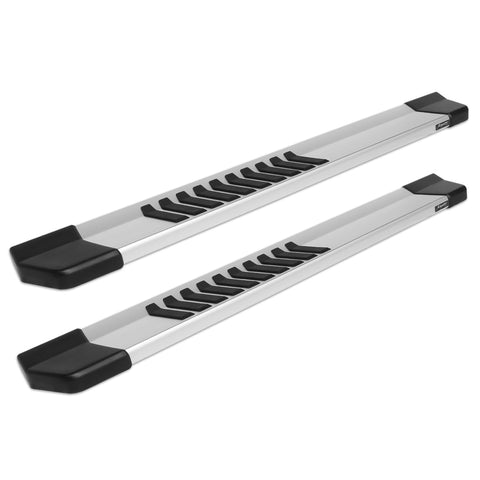 Raptor Series Running Boards Steps 6in OEM Style Aluminum Compatible with Regular Cab Classic Body 09-24 1500 and 10-26 2500 3500 Regular Cab
