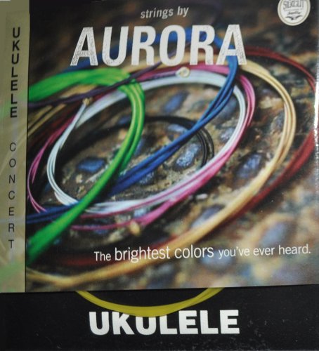 Aquila Colored Concert Ukulele string by Aurora - Yellow