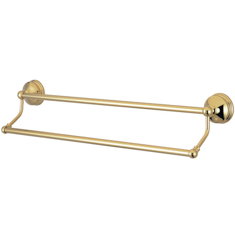 Kingston Brass BA1163PB Vintage Dual Towel-Bar, 24-Inch, Polished Brass