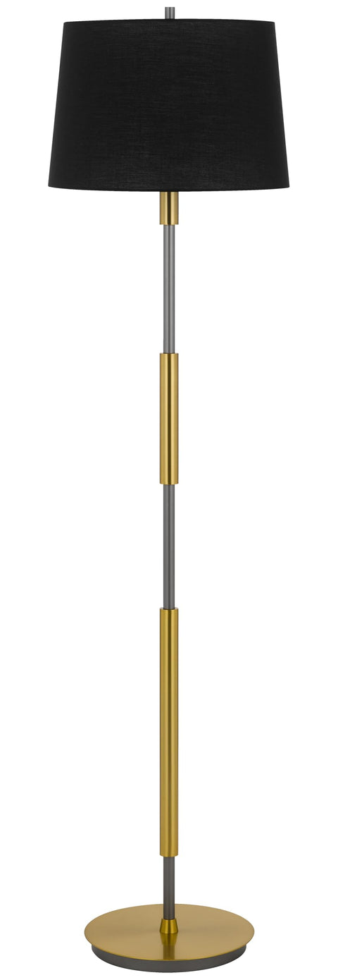 Cal 150W 3 Way Ciudad Metal Two Tone Floor lamp