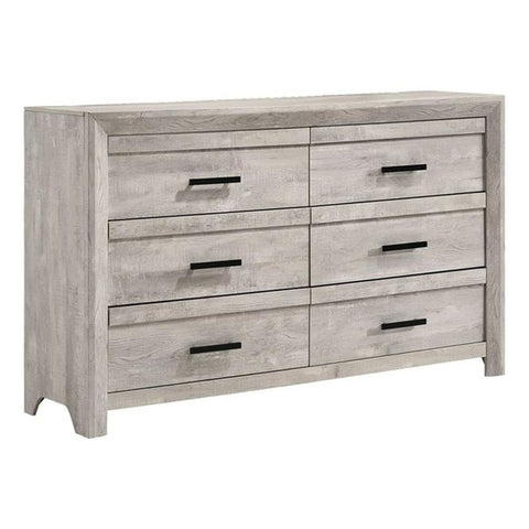 Picket House Furnishings Keely 6-Drawer Dresser in White