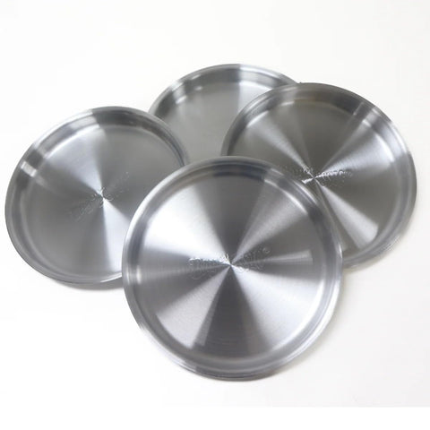 Bayou Classic 300-418 18-in Large Aluminum Serving Trays 4-pc Set Perfect for Crawfish and Seafood Boils Cookouts Tailgating Camping and Backyard Entertaining