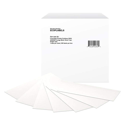 ecoPost Brand Replacement Postage Meter Sheet Tape Replacement for FP Mailing Solutions PLABEL-S