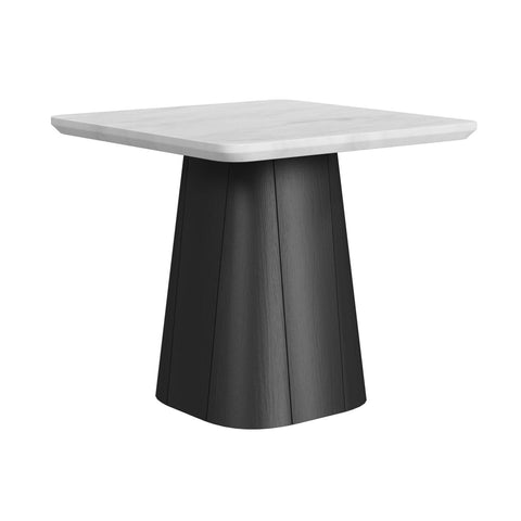 Picket House Furnishings Yuri End Table in White and Black