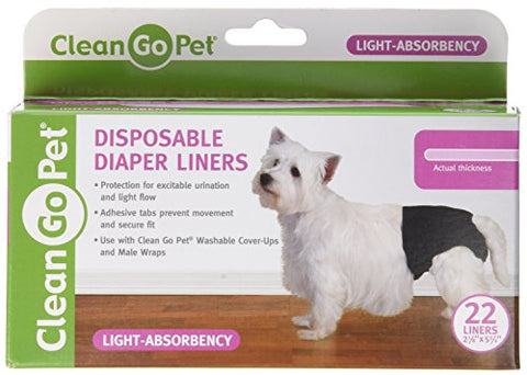 Guardian Gear Clean Go Pet Light Disposable Diaper Liner, 22-Pack