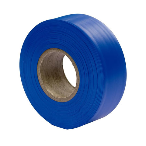 Bon Blue Flagging Tape 300 ft. x 1 3/16 in. – High Visibility 4 Mil Durable Marking Tape for Construction, Surveying, and Landscaping (12/Pack)