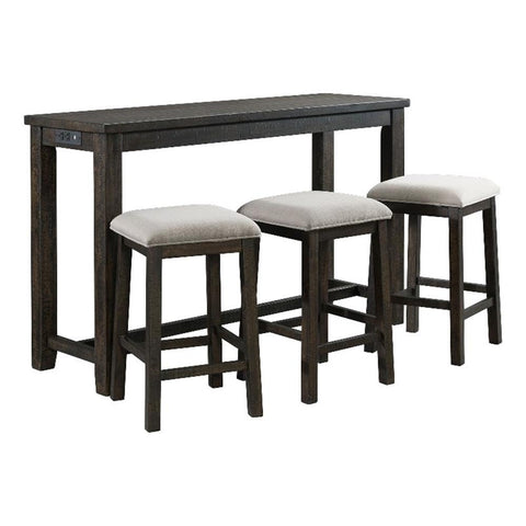 Elements International Group Picket House Furnishings Stanford Occasional Bar Table Single Pack