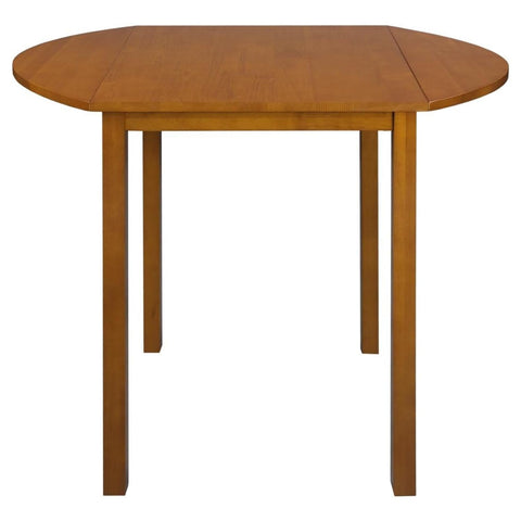 Oakestry Wings Solid Wood Dining Drop Leaf Table Expandable Space Saving Versatile Compact Kitchen Breakfast Solution Durable Stylish Modern Farmhouse Functional Folding Dining Room Table