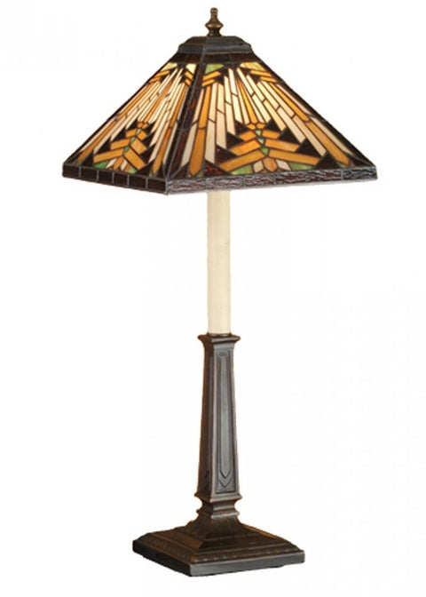Meyda Tiffany 66532 Nuevo Mission Buffet Lamp, 24.5" H