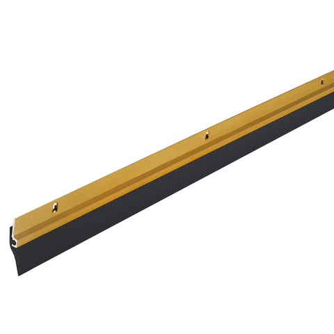 M-D Building Products 05702 36 in. Gold Aluminum and Vinyl Standard Screw-on Door Sweep