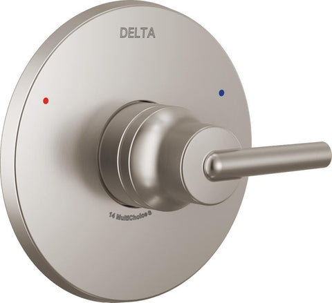 Delta Faucet T14059-SS Trinsic, 14 Series MultiChoice Valve Trim, Stainless,5.00 x 6.50 x 5.00 inches, Without Rough