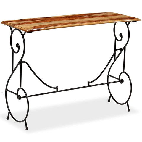 vidaXL Console Table Honey Finish Acacia Wood