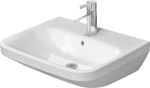 Duravit 2319550000 DuraStyle Bathroom Sink with Faucet Hole and Overflow White