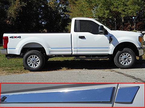 QAA is Compatible with 2020-2026 Ford Escape 4 Piece Stainless Body Molding Insert Trim Kit. MI60360
