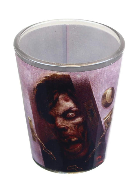 JUST FUNKY Zombie At Door 2oz Shot Glass