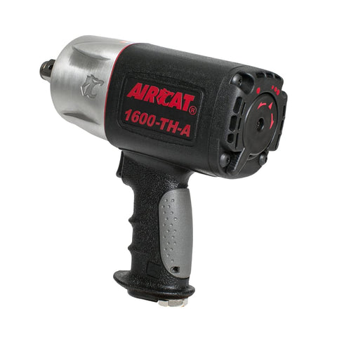 AIRCAT Pneumatic Tools 1600-TH-A: Composite Impact Wrench 1600 ft-lbs of Torque - 3/4-Inch