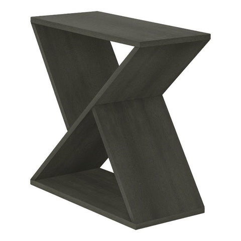 Monarch Specialties 3982, Side, End, Narrow, Small, Bedroom, Living Room, Lamp, Veneer Accent table, Nightstand, 24" L x 11.75" W x 24.25" H, Green