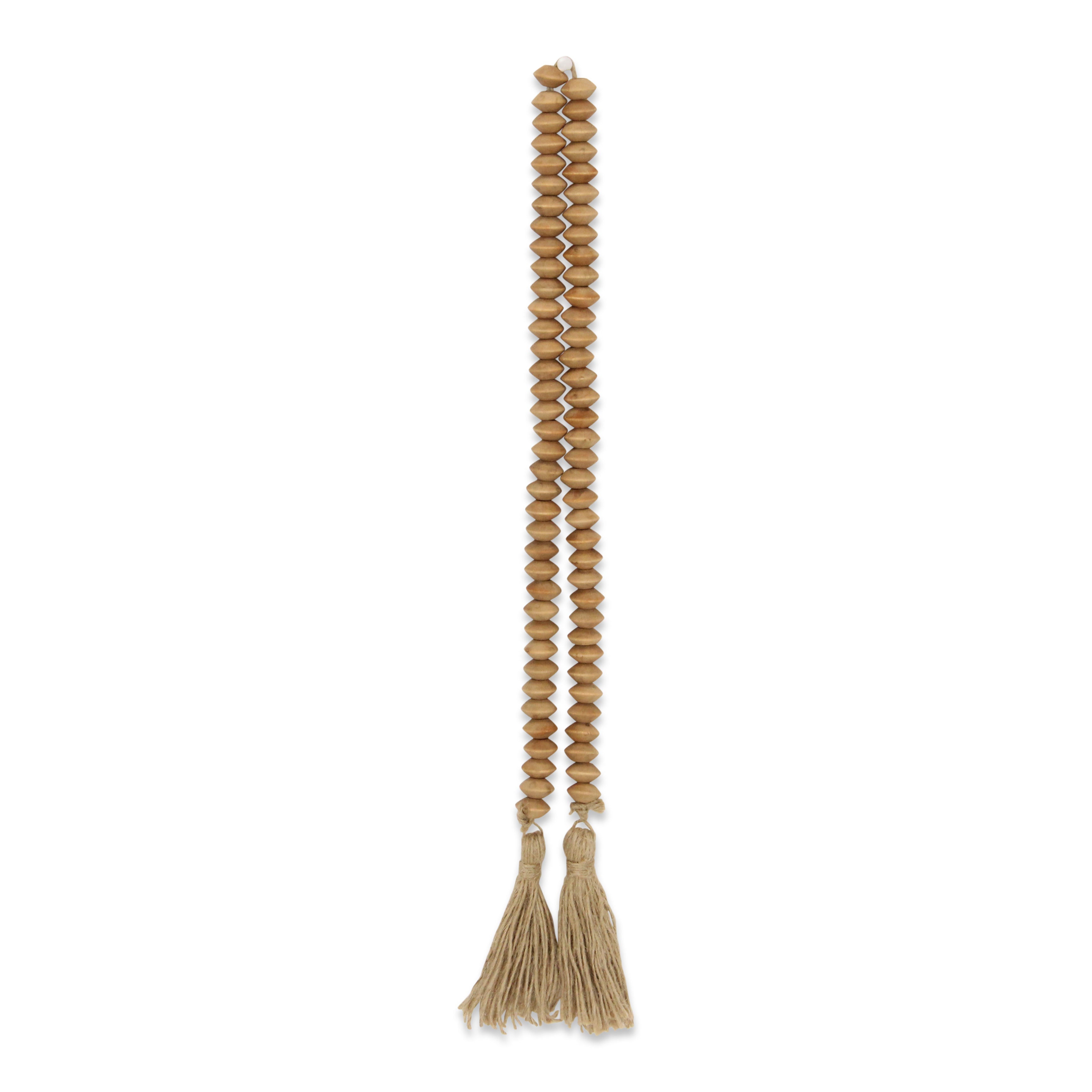 Akaida Wooden Abacus Styled Bead Tassel Decor