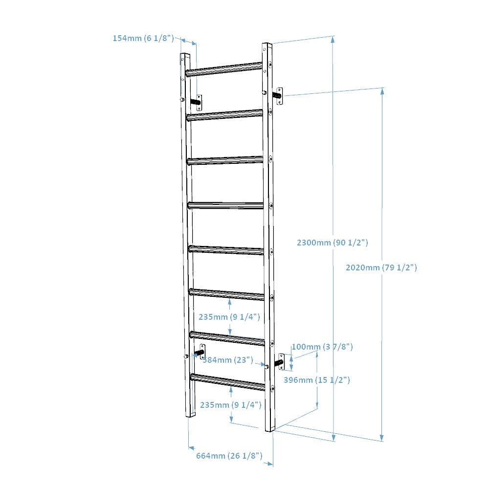 BenchK 200W wall bars