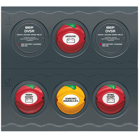 BEP CC-803N Battery Management Contour Connect Panel for Twin Engine with VSR