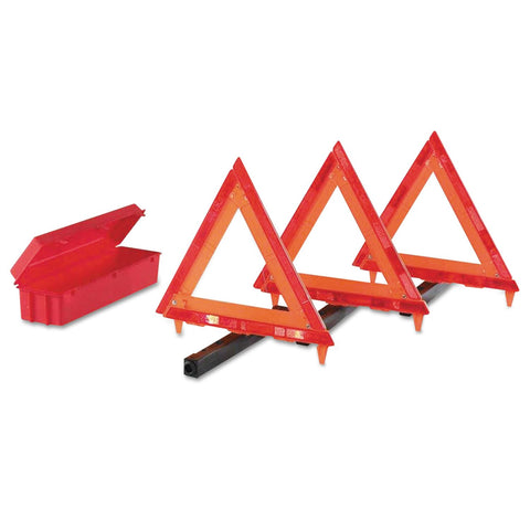 Cortina Safety Products 95-03-009 Three Triangles in Living Hinge Box with 1 Pack