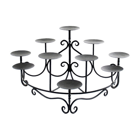 Minuteman International Mini Spandrels Wrought Iron Hearth Fireplace Candelabra