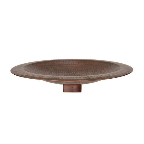 Achla Designs 23" Hammered Copper Birdbath for 4x4 Post
