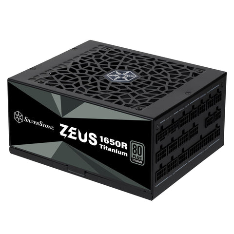 SilverStone Technology Zeus 1650R Titanium 80 Plus Titanium 1650W PCIe Gen5 / ATX 3.1 Power Supply, SST-ZU1650R-TM