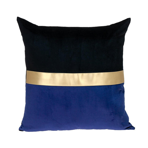 Parkland Collection Myra Transitional Blue 20" x 20" Throw Pillow