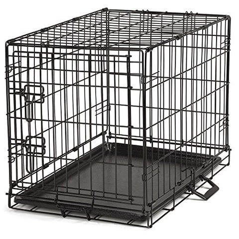 ProSelect Easy Dog Crates for Dogs and Pets - Black;Medium-Large