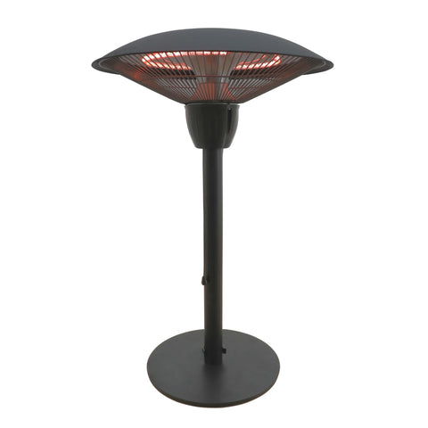 Westinghouse Table Top Outdoor Electric Patio Heater with Aluminum Reflector, Water Resistant, Auto Shut Off Tip Over Switch & Overheat Protection, Infrared Heater for Balcony, Backyard, Deck, & More