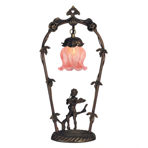 Meyda Tiffany 12592 Lighting, 19" Height, Finish: Pink