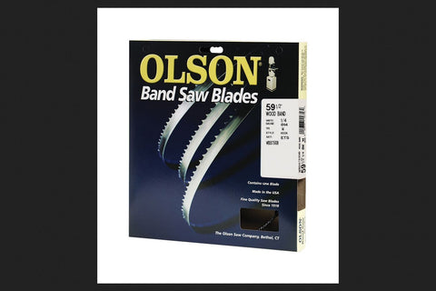 Olson Saw WB55759BL 1/4 by 0.014-Inch 14 TPI Hook Wood Band Saw Blade