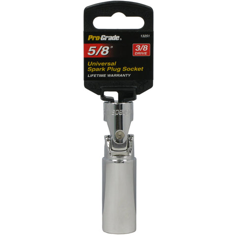 3/8" DR. 5/8" UNIVERSAL SPARK PLUG SOCKET